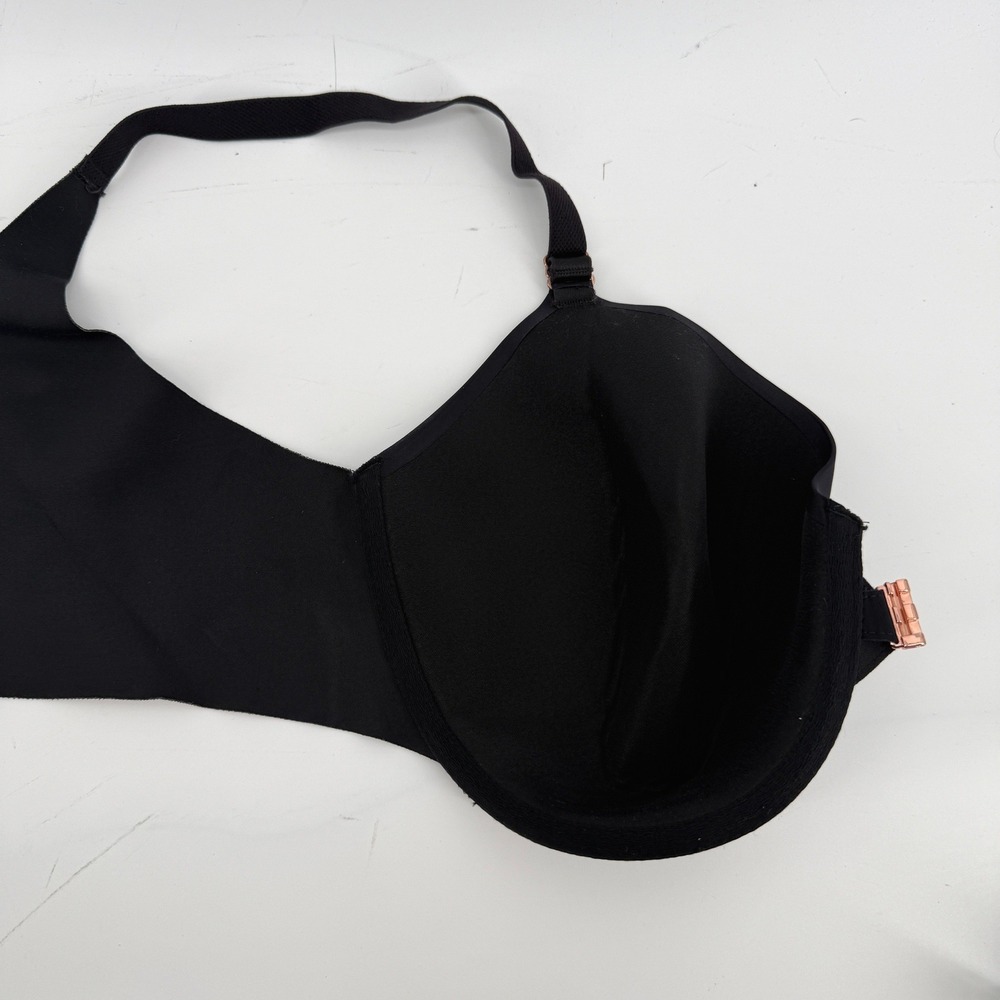 Soma Vanishing 360 Perfect Coverage Front Closure Bra Black 38DD Full Coverage - Picture 5 of 7